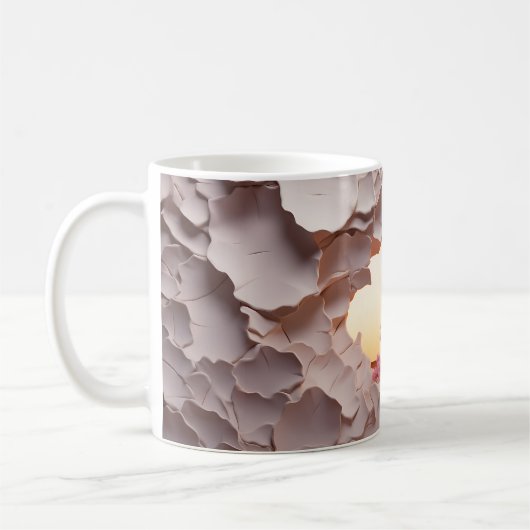 3D Canyon im Dusk-Design Kaffeetasse (Links)