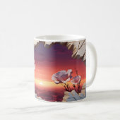 3D Canyon im Dusk-Design Kaffeetasse (VorderseiteRechts)