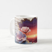 3D Canyon im Dusk-Design Kaffeetasse (Vorderseite Links)