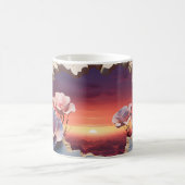 3D Canyon im Dusk-Design Kaffeetasse (Mittel)