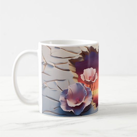 3D Canyon im Dusk-Design Kaffeetasse (Links)