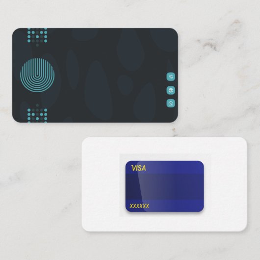 3d Carte de visite Visitenkarte (Vorne/Hinten)