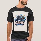 3D Cartoon Gaming Controller T-Shirt-Logo T-Shirt (Vorderseite)