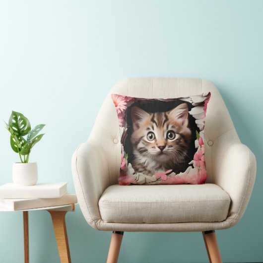 3D cat pillow Kissen (Stuhl )