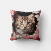 3D cat pillow Kissen (Vorderseite)