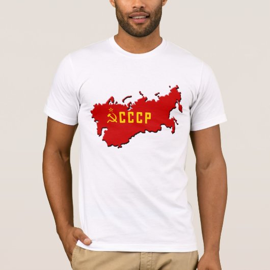 3D CCCP (Karte) T-Shirt (Vorderseite)