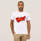 3D CCCP (Karte) T-Shirt (Vorne ganz)