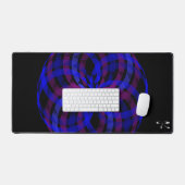 3D Center Blume Petal Geometric Mouse Pad Mat Schreibtischunterlage (Tastatur & Maus)