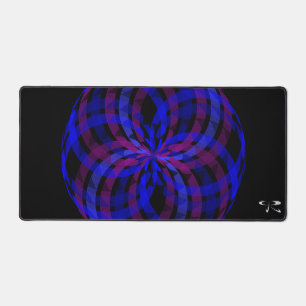 3D Center Blume Petal Geometric Mouse Pad Mat Schreibtischunterlage