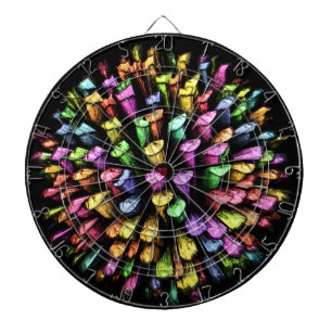 3D Chalk Sticks 1A Dart Board Dartscheibe