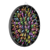 3D Chalk Sticks 1A Dart Board Dartscheibe (Vorderseite Links)