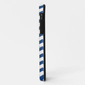 3D Chevrons Blue/Wht iPhone 5/5S Fall Personalisie Case-Mate iPhone Hülle (Hinten/Links)