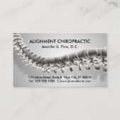 3D-Chipkarten für grafische Chiropraktische Termin Visitenkarte (Vorderseite)