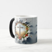 3D Christian Cross Verwandlungstasse (Vorderseite Links)
