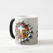 3D Christian Cross Verwandlungstasse (Vorderseite Links)