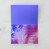 3D Christmas Feiertagskarte (Innenseite)