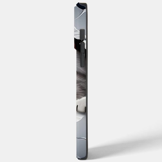 3D Christmas Kitten Case-Mate iPhone Hülle (Rückseite / Links)