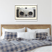 3D Classic-Kamera Leinwanddruck (Insitu (Schlafzimmer))
