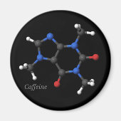 3D Coffein Molecular Model Magnet (Vorne)