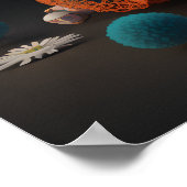 3D Colorful Anime Doll - Takashi Murakami Poster (Ecke)