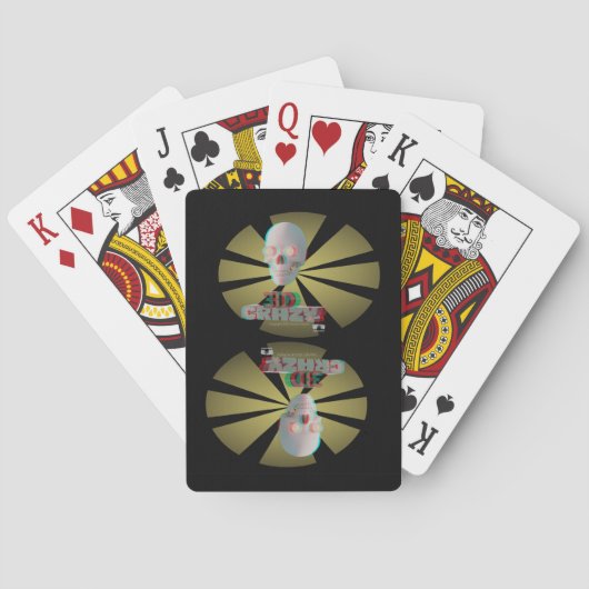 3D Crazy Spielkarten (Rückseite)
