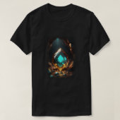 3d Crystal Glows Inside T - Shirt (Design vorne)