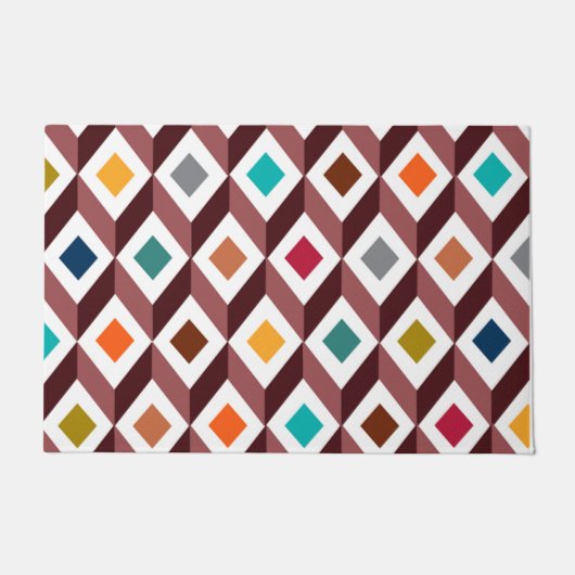 3D-Cubes Fußmatte (Vorderseite)