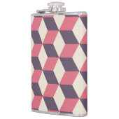 3d Cubes Pattern Flachmann (Links)