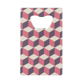 3d Cubes Pattern Geldbeutel Flaschenöffner (Vorderseite)