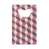 3d Cubes Pattern Geldbeutel Flaschenöffner (Rückseite)