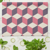 3d Cubes Pattern Geschirrtuch (Gefaltet)