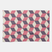 3d Cubes Pattern Geschirrtuch (Horizontal)