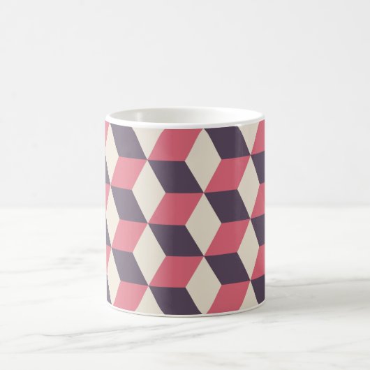 3d Cubes Pattern Kaffeetasse (Mittel)