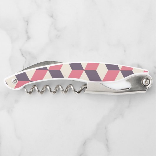 3d Cubes Pattern Kellnermesser (Rückseite)