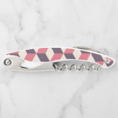 3d Cubes Pattern Kellnermesser (Vorderseite)