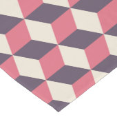 3d Cubes Pattern Kurzer Tischläufer (Ecke)