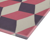 3d Cubes Pattern Schneidebrett (Ecke)