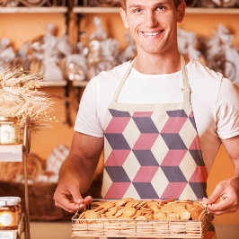3d Cubes Pattern Schürze