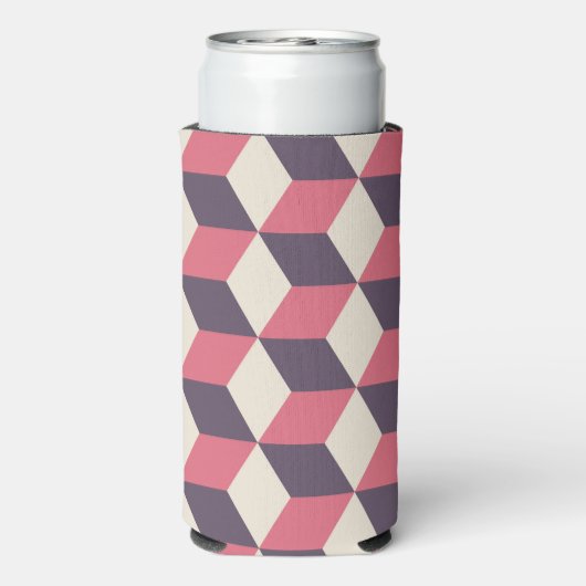 3d Cubes Pattern Selters Dosenkühler (Seltzer Rückseite)