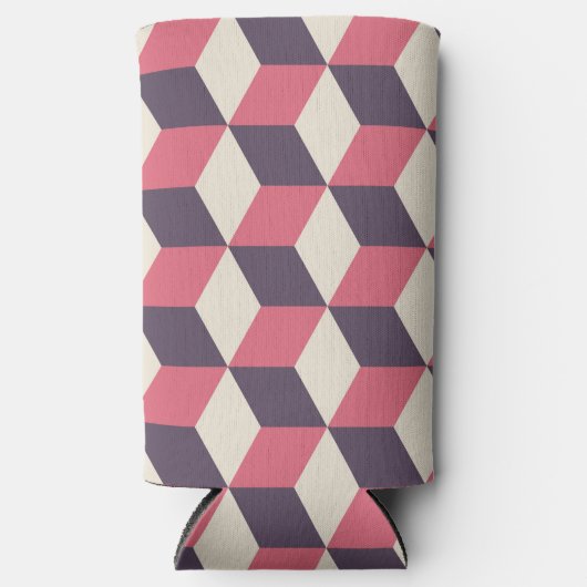 3d Cubes Pattern Selters Dosenkühler (Vorderseite)