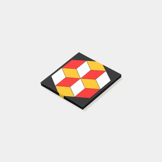 3d cubes post-it klebezettel (angewinkelt)