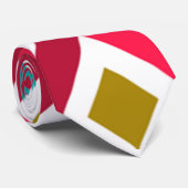 3D-Cubes rosa Krawatte (Gerollt)