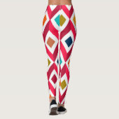 3D-Cubes rosa Leggings (Rückseite)