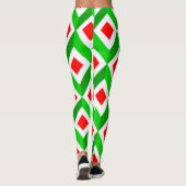 3D Cubes Weihnachten Leggings (Rückseite)