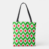 3D Cubes Weihnachten Tasche (Rückseite)