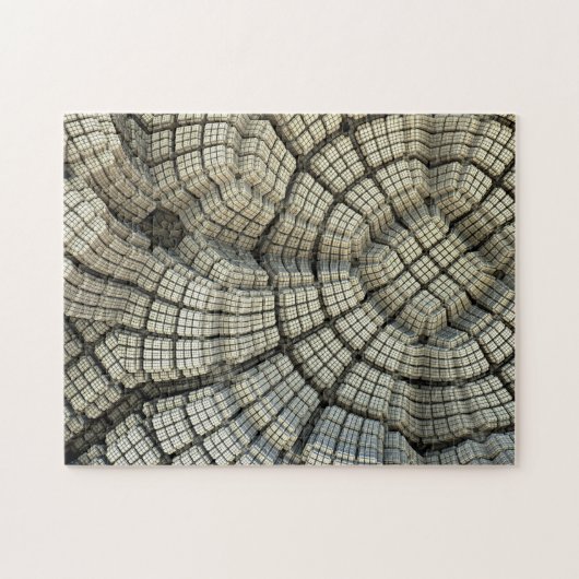 3D Cubic Pit | Anfechtende optische Illusion Puzzle (Horizontal)