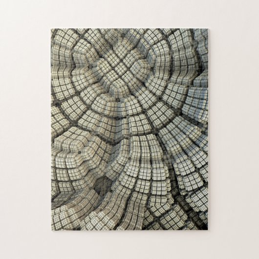 3D Cubic Pit | Anfechtende optische Illusion Puzzle (Vertikal)