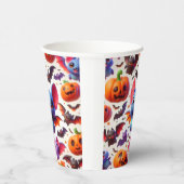 3D cute bats halloween Pappbecher (Rechts)