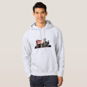 3D Cute Zombie Programmer Chef - Error 666 Coffee Hoodie (Vorne ganz)