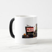 3D Cute Zombie Programmer Chef - Error 666 Coffee Verwandlungstasse (Vorderseite Links)